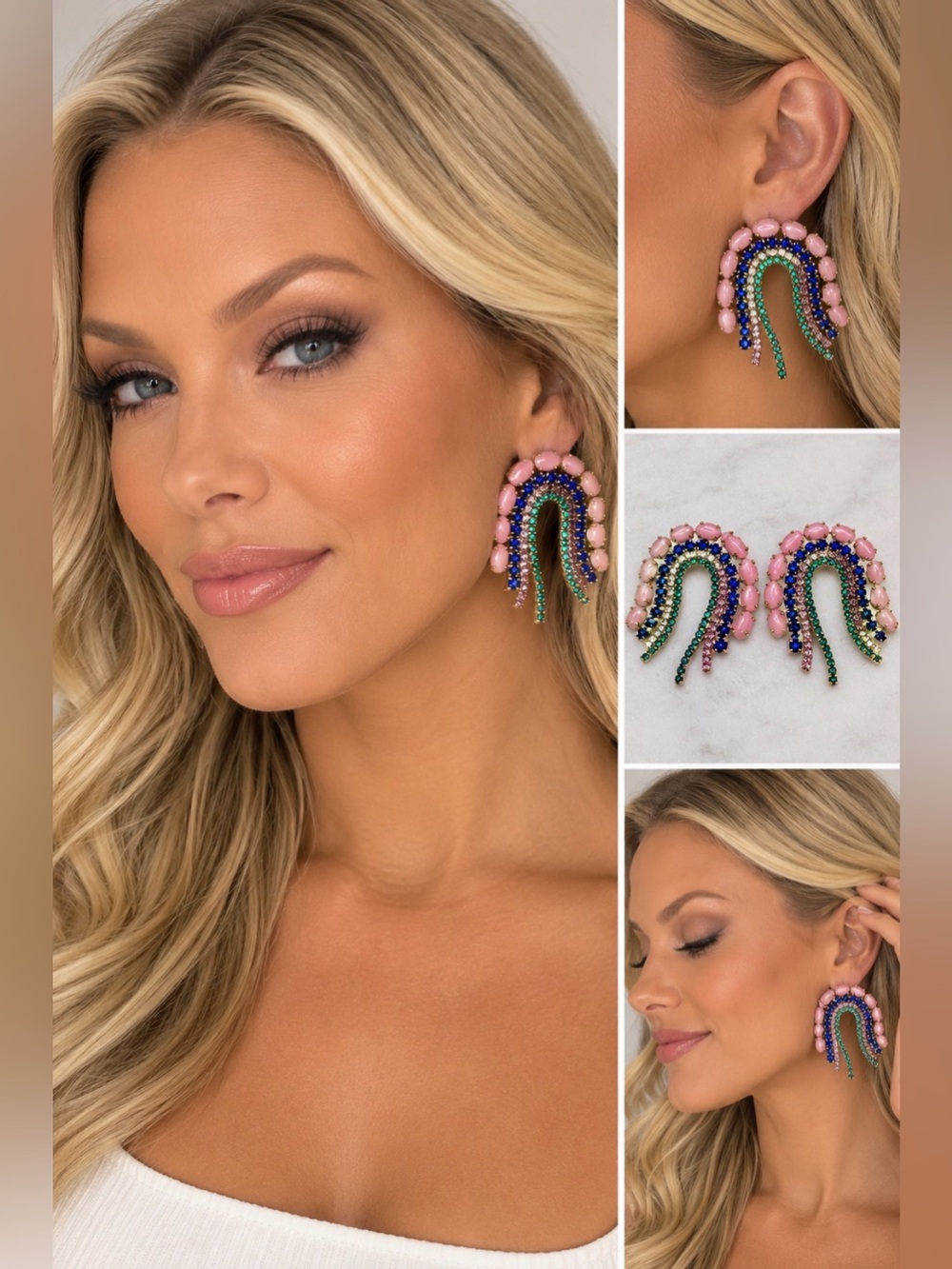 Feed Me Gems Mini Rainbow Earrings
